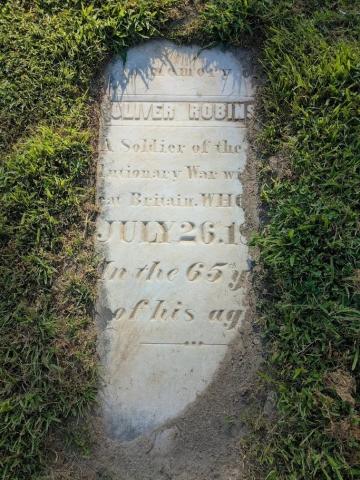 Oliver Robinson Gravestone