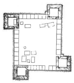 Rendering of Fort Stamford's layout.